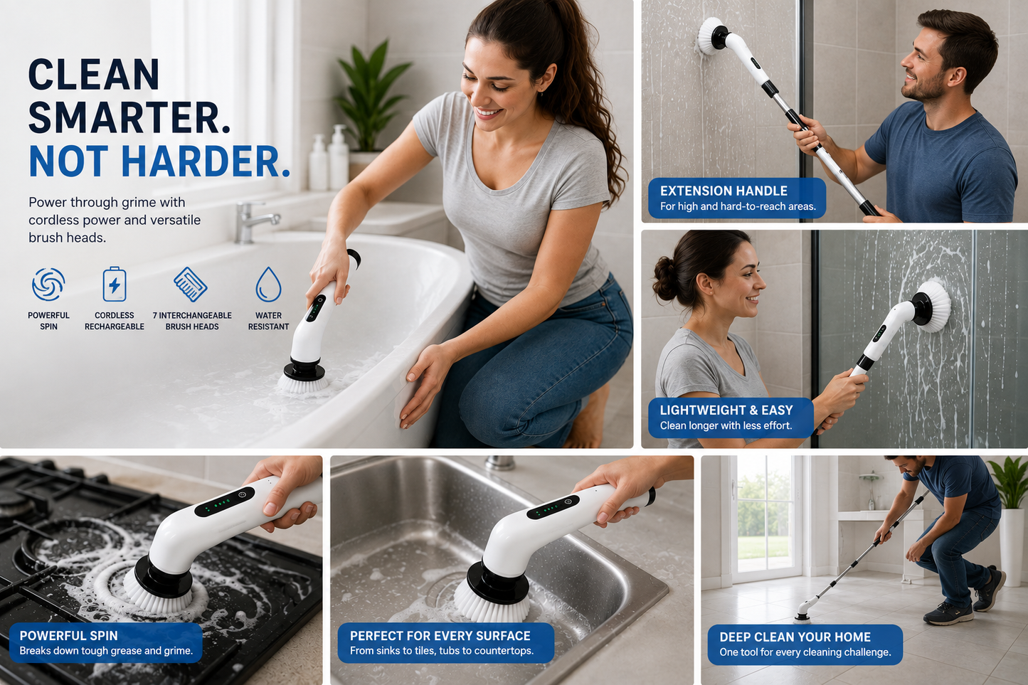 SpinClean Pro Electric Power Scrubber